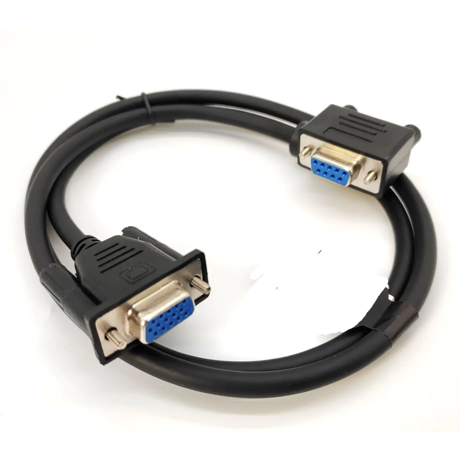  Cabo de dados de transferência de porta serial fêmea HD15 para D-Sub 9 fêmea 1 metro
