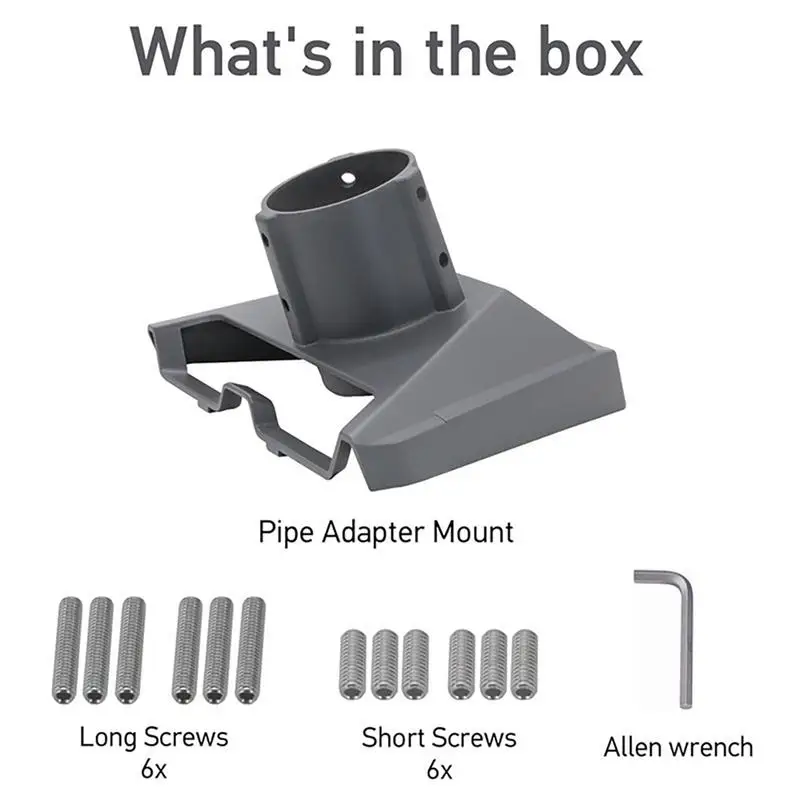 อะแดปเตอร์เมาท์ท่อขายึดจานมาตรฐานดาวเทียมพร้อมซ็อกเก็ตต่อขยาย 70 มม. ขายึดอลูมิเนียมอัลลอยด์ ที่วางยึดท่อสําหรับ