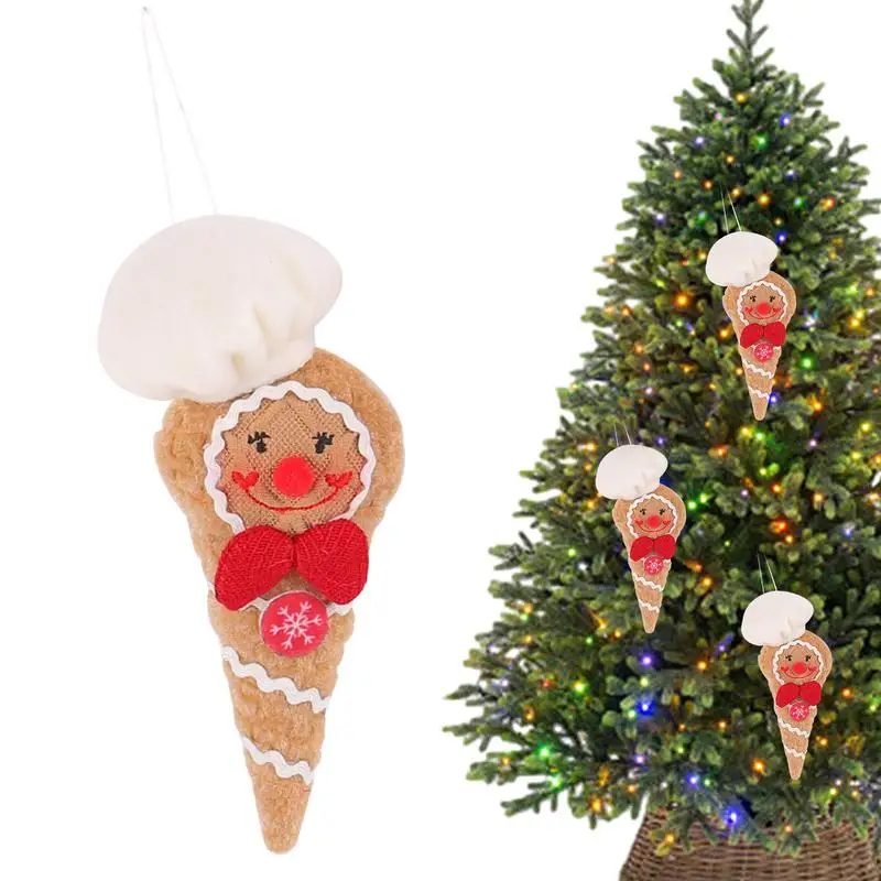 Gingerbread Christmas Decorations Gingerbread Christmas Decorations Gingerbread Figurines Car Pendant Backpack Ornament For