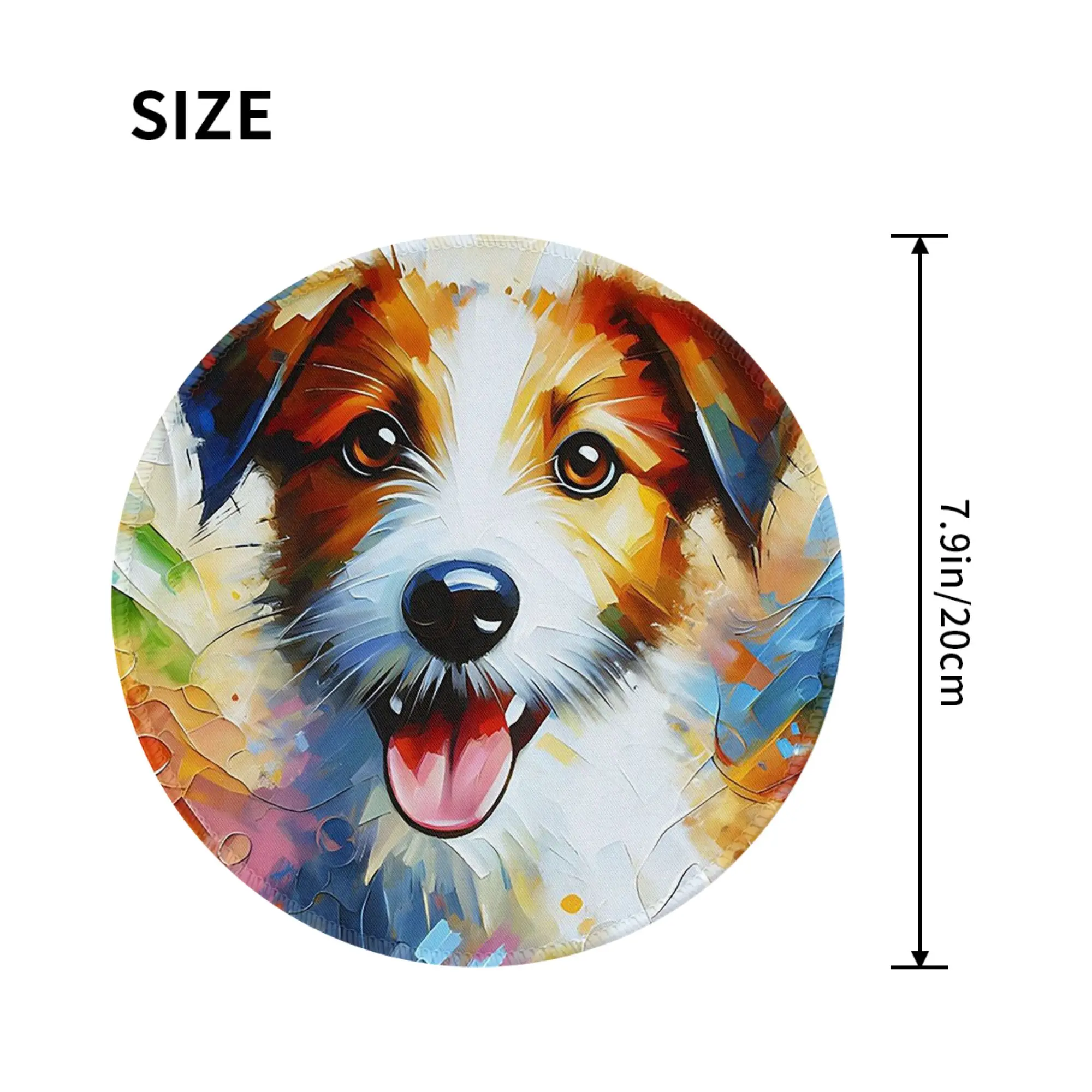 Kromfohrlander Dog Jack Russell Terrier Acrylic  Mouse Pad Computer Keyboard Mouse Mat Gamer Laptop Desk Mat Office Table Mats