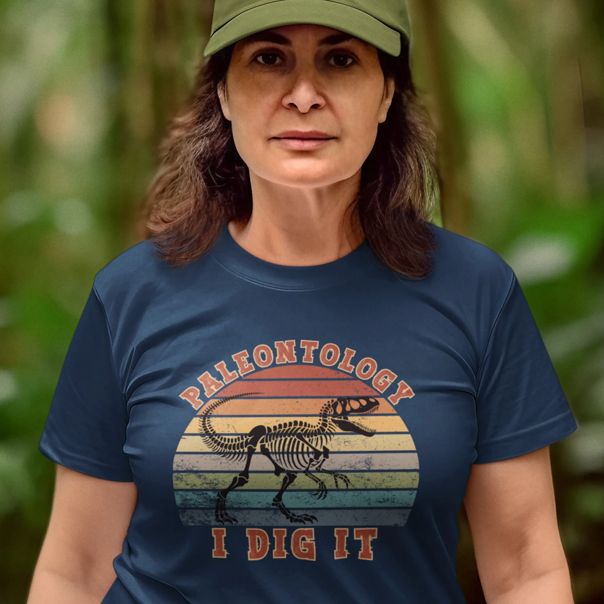 Paleontology I Dig It Retro Style T Shirt Paleontologist Dinosaur Rex Design Tyrannosaurus