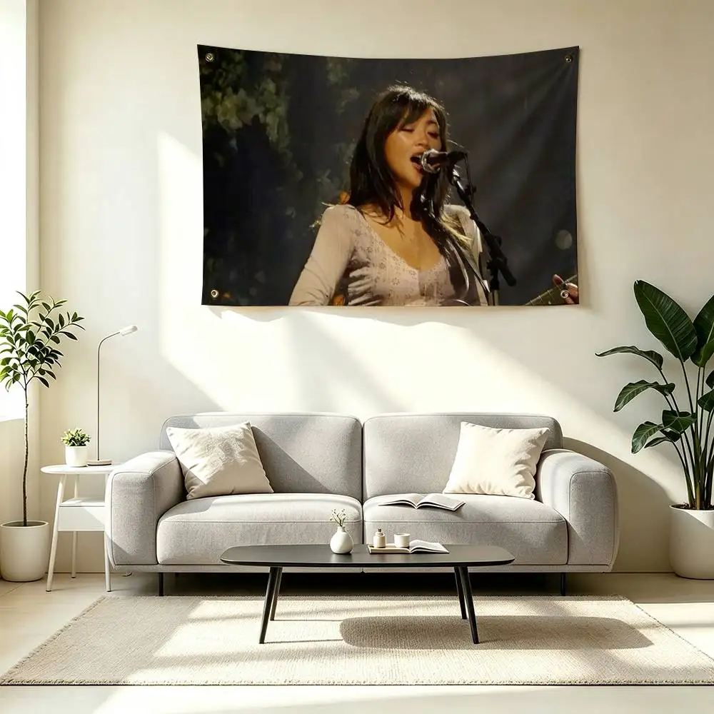 B-Beabadoobee Pop Singer Flags for Bedrooms Home Decor Items Outdoor Decors Garage Decoration Flaga
