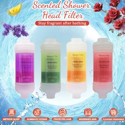 New Style Filter For Shower Scented Shower Head Water Softener Improve Hair Skin Removal Shower Purifier Bathroom Accessories