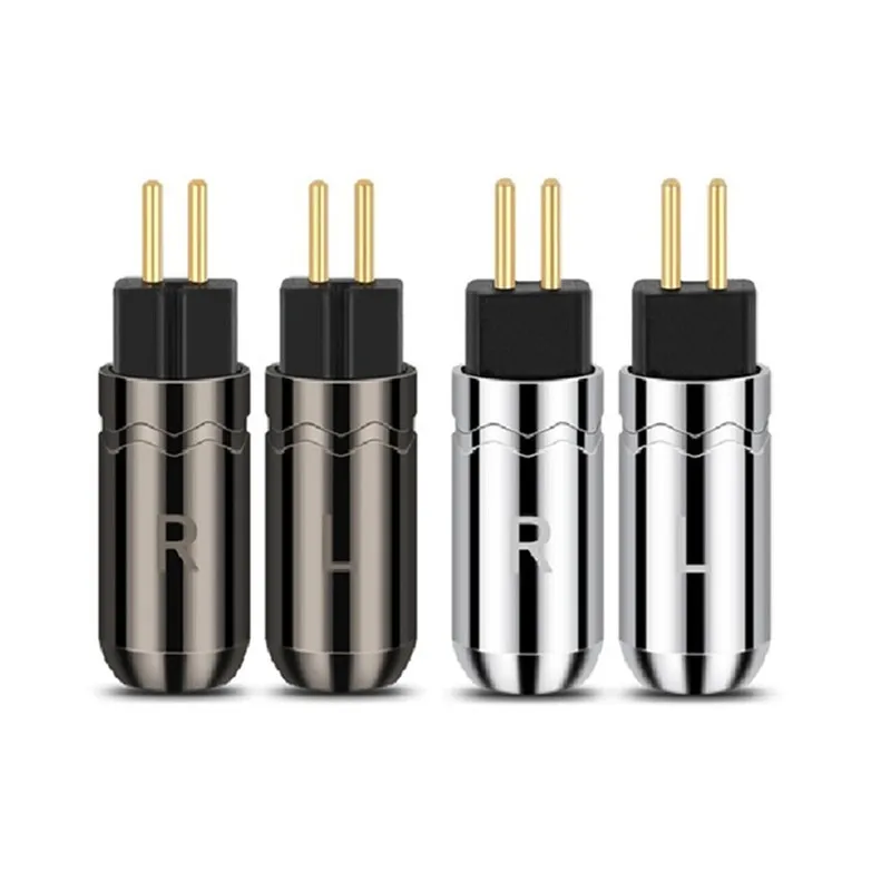 

DIY UM3X W4R UE18 Headphone 2 Pin 0.78mm Plug Connector Speaker Terminal Earphone Jack Consumer Electronics Gold Rhodium Plated
