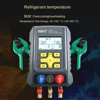 DUOYI  DY522A Automotive Fluorine and Liquid Filling Vacuum Pressure Gauge Electronic Refrigerant Gauge Group