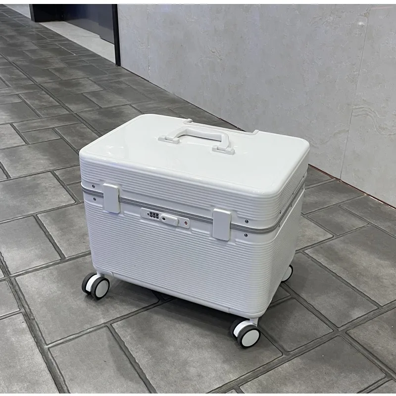 Aluminum Frame Flip Top Rolling Luggage Unisex Large Capacity Trolley Case 20 Boarding Box New Design Photography Box Toolbox