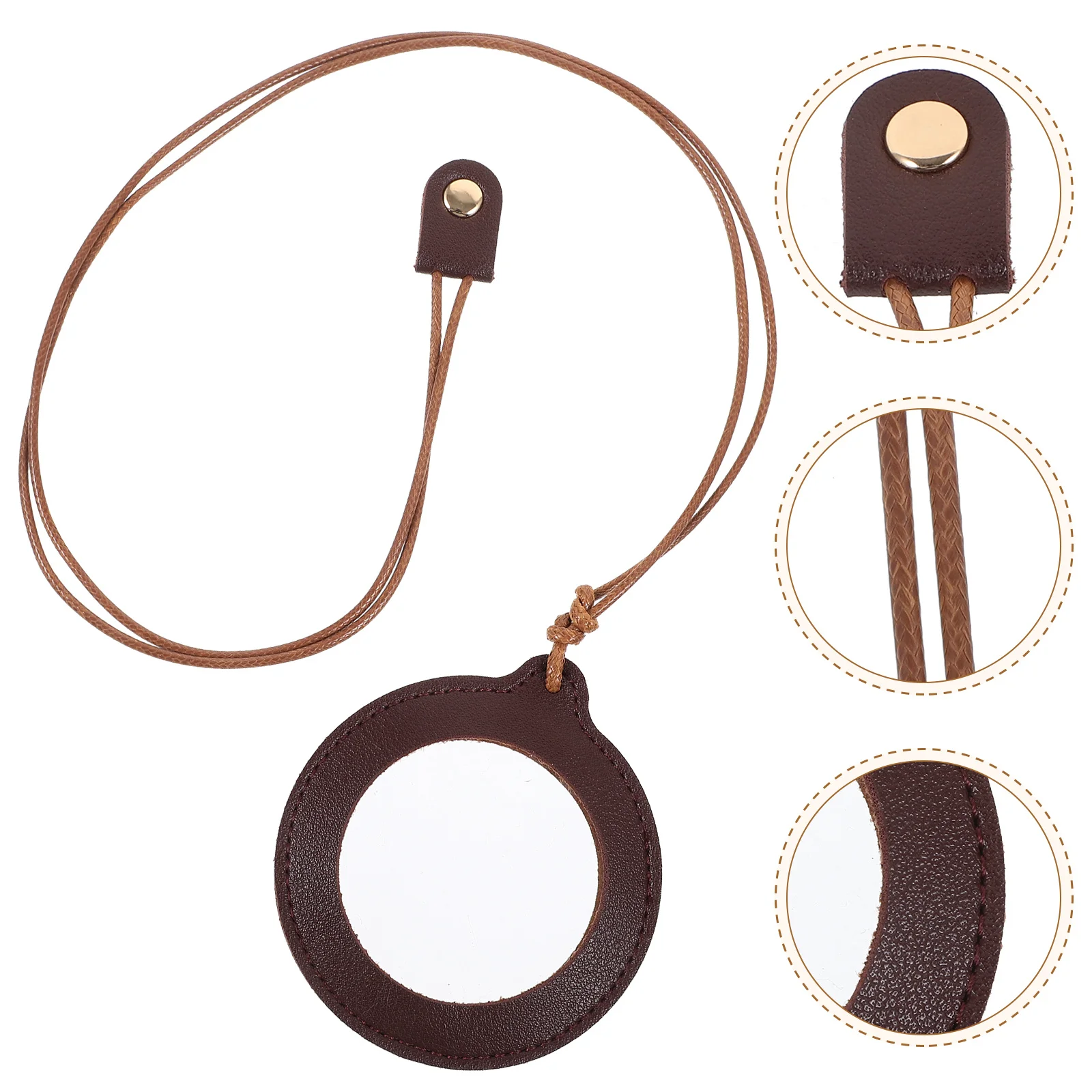 高齢者向け読書拡大鏡 吊り下げ式拡大鏡 ポータブル拡大鏡 軽量ネックストラップ エレガントなデザイン タトゥービューティー