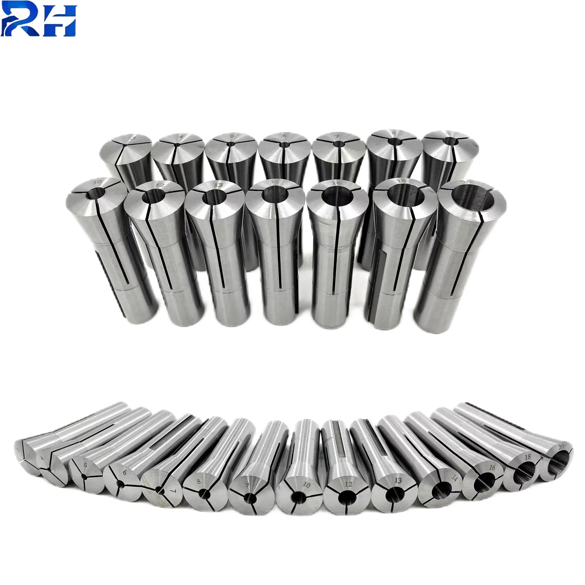 R8 Chuck CNC Cutter British/Metric Milling Cutter Sleeve Clamp Spring Cable Nozzle End Mill Barrel Clamp Lock Mouth Clamp