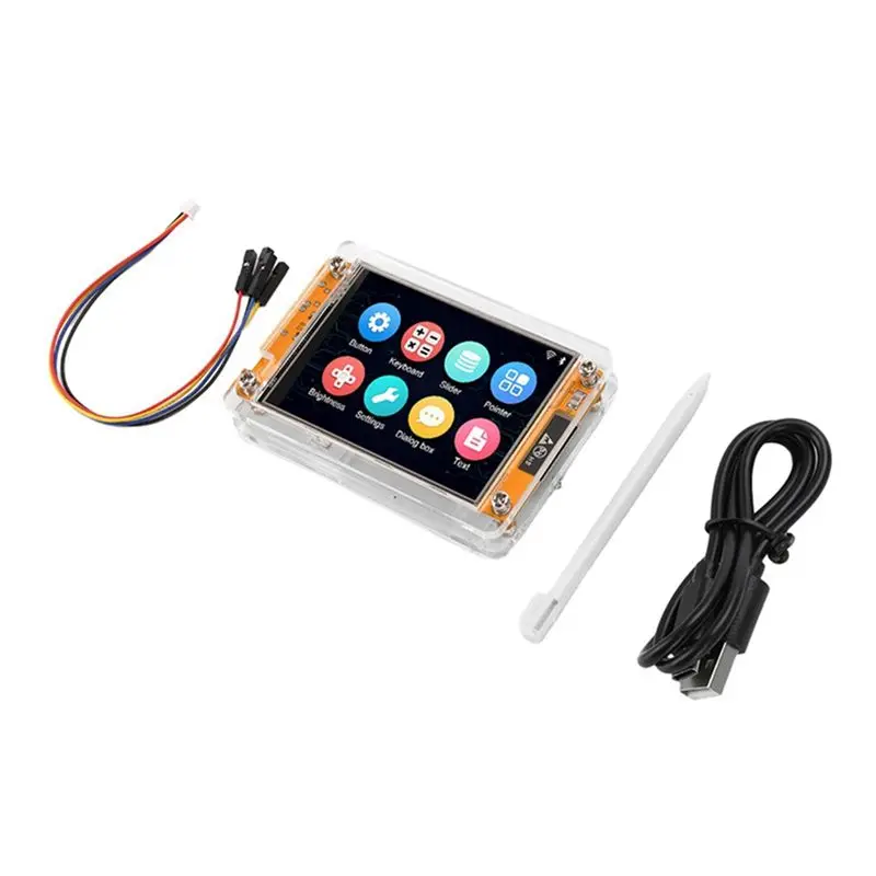 

Новинка! ESP32 Макетная плата 2,8-дюймовый сенсорный ЖК-модуль TFT с сенсорной ручкой WIFI + BT Макетная плата с корпусом