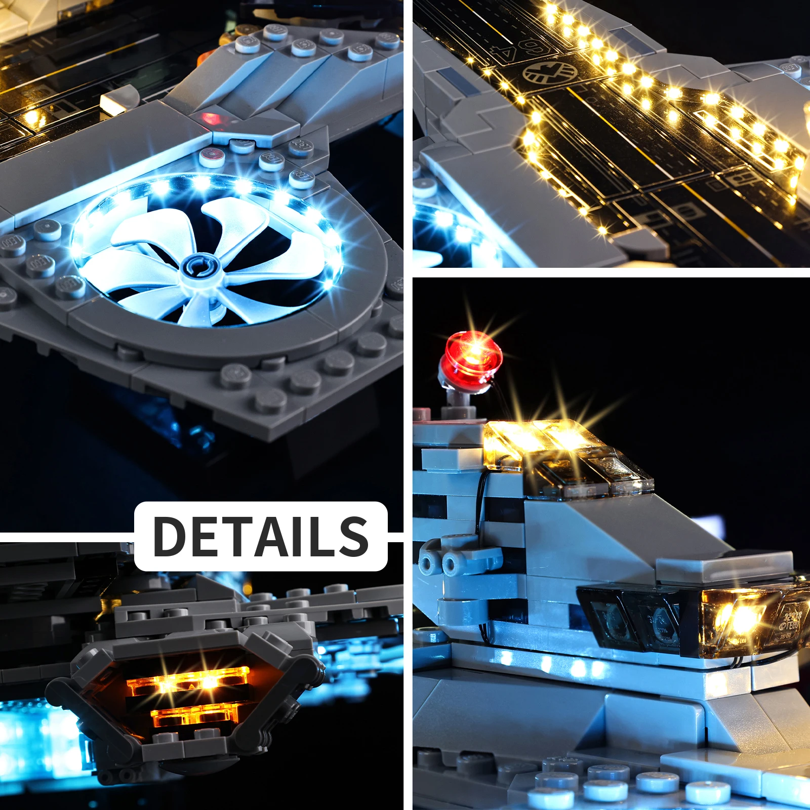 

Набор светодиодных лампочек для LEGO The Avengers Helicarrier 76295