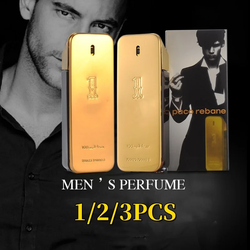 1/2/3PCS In Stock New Soft Golden Men'S Seductive Leather Notes Best Gifts For Men And Women 100ml