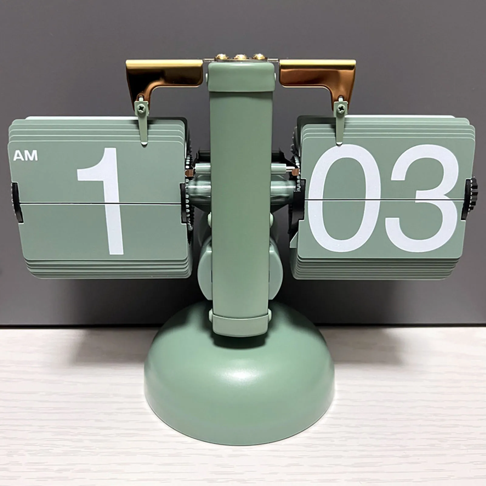 

Clock Retro Down Clock with Reminder Timer Stable Accuracy Auto Mechanical Clock for Home Office Décor