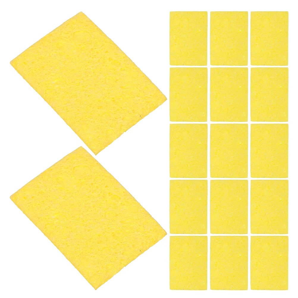 

200 Pcs Soldering Iron Sponge Cleaning Pads High Temperature Resistance Brass Tip Cleaner