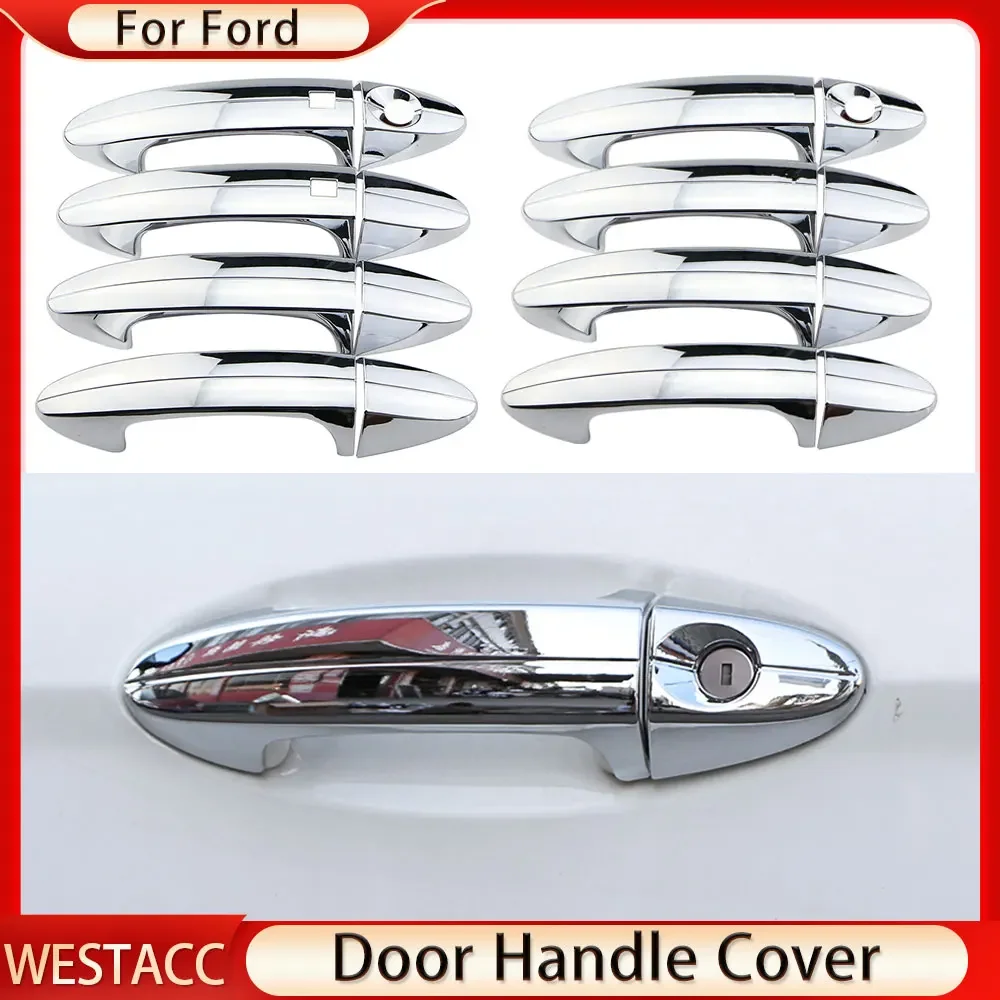 

Крышка дверной ручки автомобиля для Ford Fiesta MK7 2009-2014 для Ecosport 2013-2017 гг., наклейка на дверную ручку, защитная накладка, аксессуары