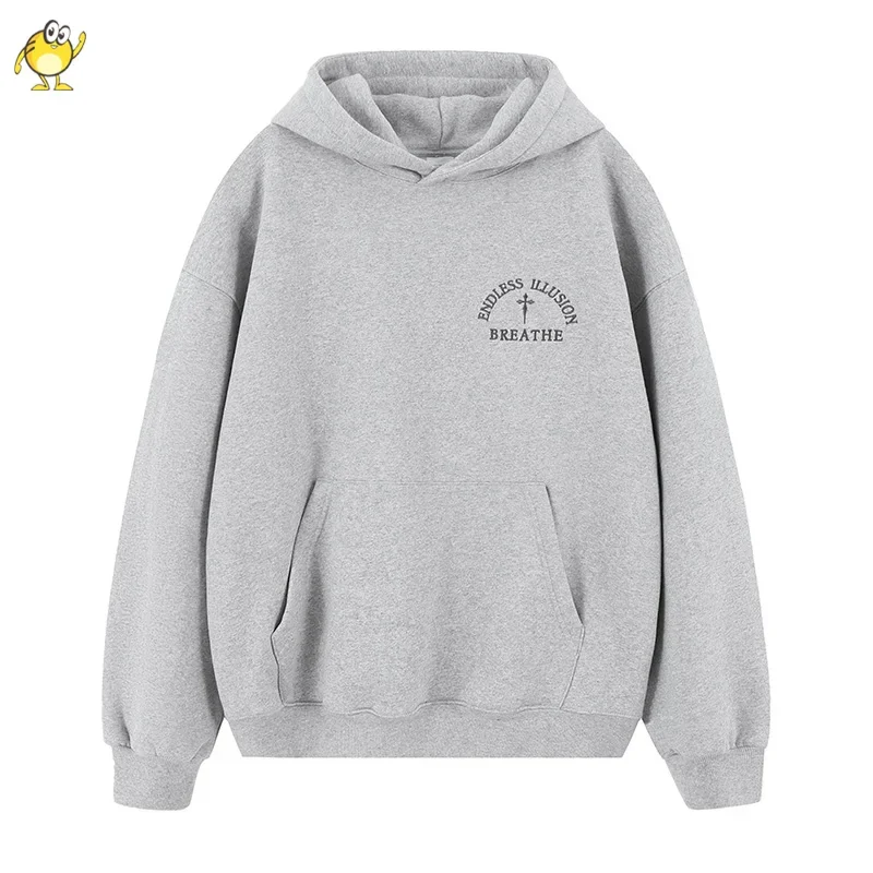 

2024fw Hip Hop Best Quality Men Woman Hoodies Oversize Plush Sweatshirts Fashion Casual Couple