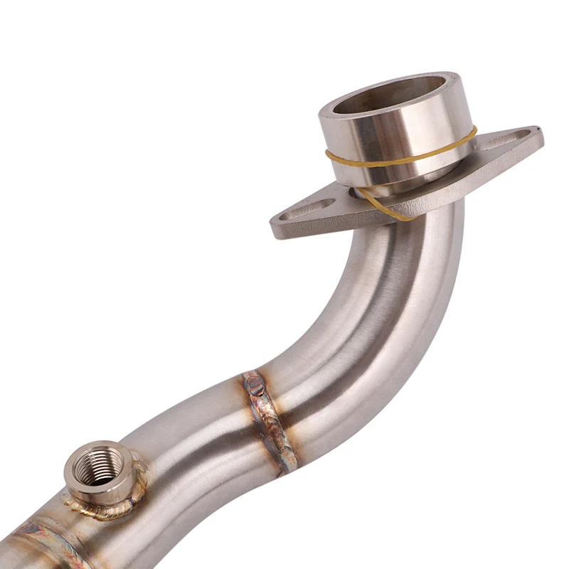 Slip On For KYMCO Xciting 400 S400 400i 500 Motorcycle Exhaust Escape Systems Modify Front Middle Link Pipe Muffler 51MM