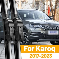 Wiper LHD Front Wiper Blades For Skoda Karoq 2017 - 2023 Windshield Windscreen Clean Window Car Rain Brushes 26