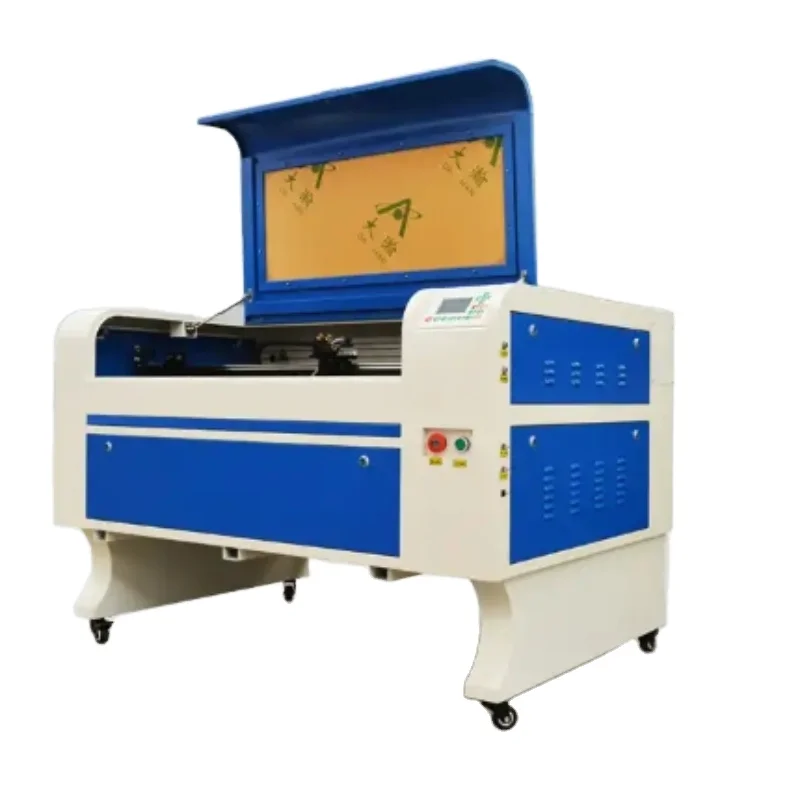 Chinese Lase cutter  FSH Lase Glass Engraving Machine  Co2 Portable Lase Engraving Machine 100W With Rotary Device