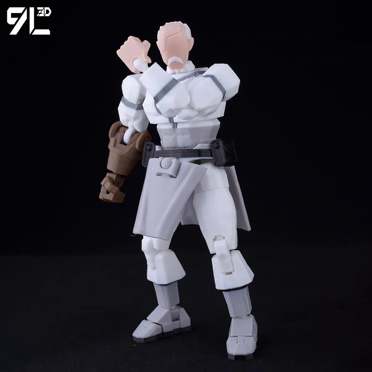 9L3D Invincible Lucky13 Dummy13 White Conquer Invincible Mark Titan13 T13 Anime Action Figure Model Collectible Birthday Gifts