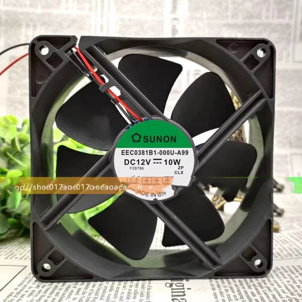 

+New 12cm For EEC0381B1-000U-A99 DC 12V 10W cooler 12038 120*120*38MM cooling fan