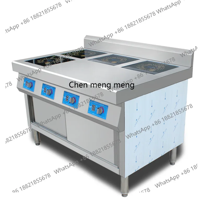 

Commercial induction cooker, workbench, cabinet sliding door pot machine, hotel canteen equipment