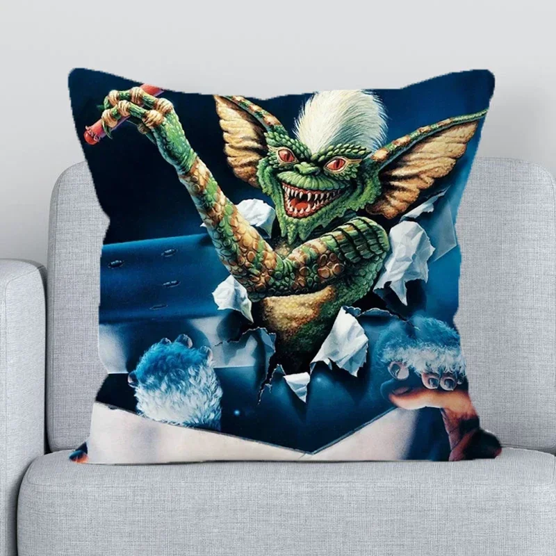 Gremlins Cushions Home Decor Double-sided Printed Pillowcases for Pillows 45x45 Cushion Cover 40x40cm Pilow Cases Sofa Pillow