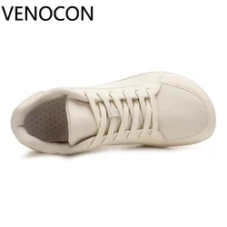 VENOCON Men's Ball Wide Toe Nose Fit Foot Shaped Minimalist Roomy Barefoot Shoes Sneakers Footwear Boots For Men