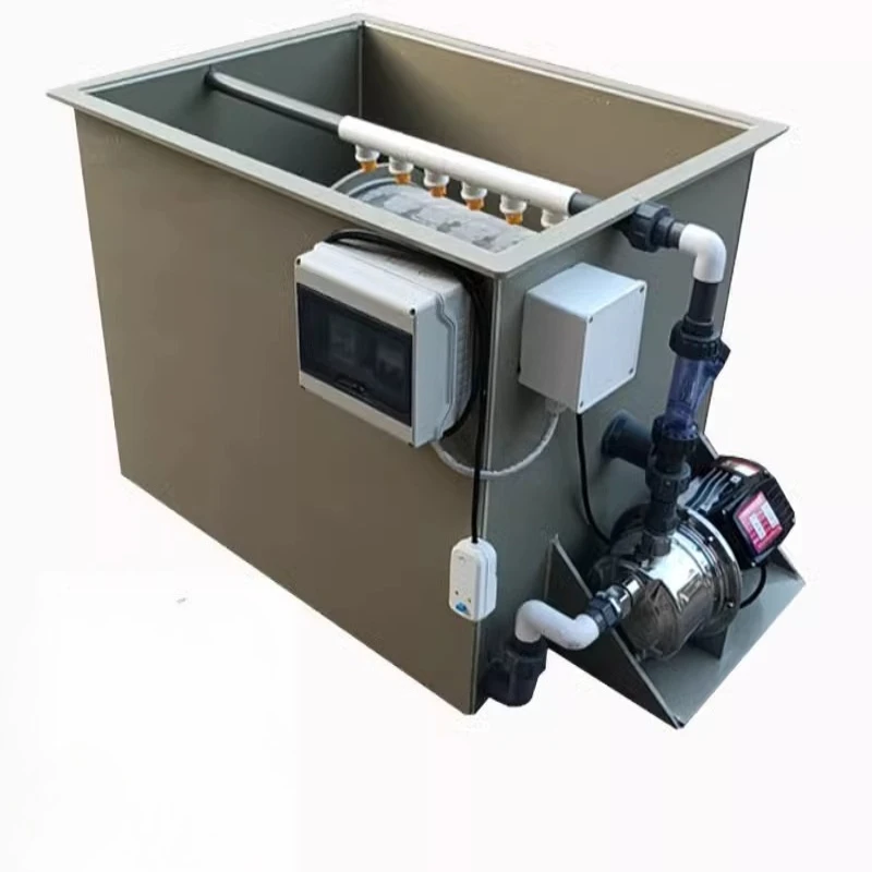 Fish Pond Filtration Equipment Backwashing Separation Of Fish And Feces Rotary Drum Circulation Microfiltration Machine