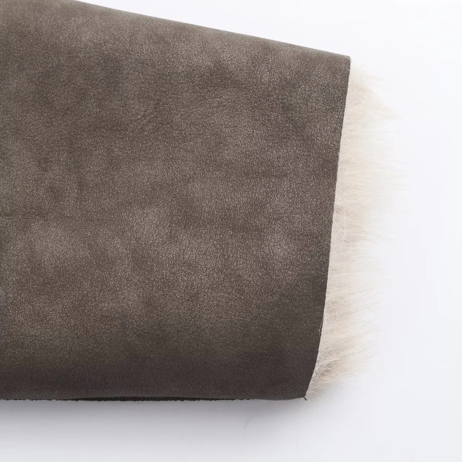 النمط الأوروبي والأمريكي الخريف نمط جديد فضفاض على الوجهين على الوجهين يرتدي سترة معطف الفرو الاصطناعي #6