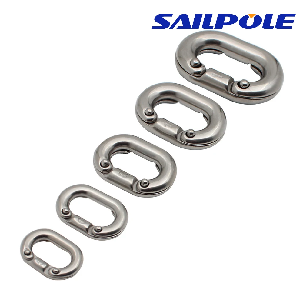 5 6 8 10 12 16 C Link Split Connectings Ship Anchors Chain Link, 316 Steels Quality Chain Link Connector