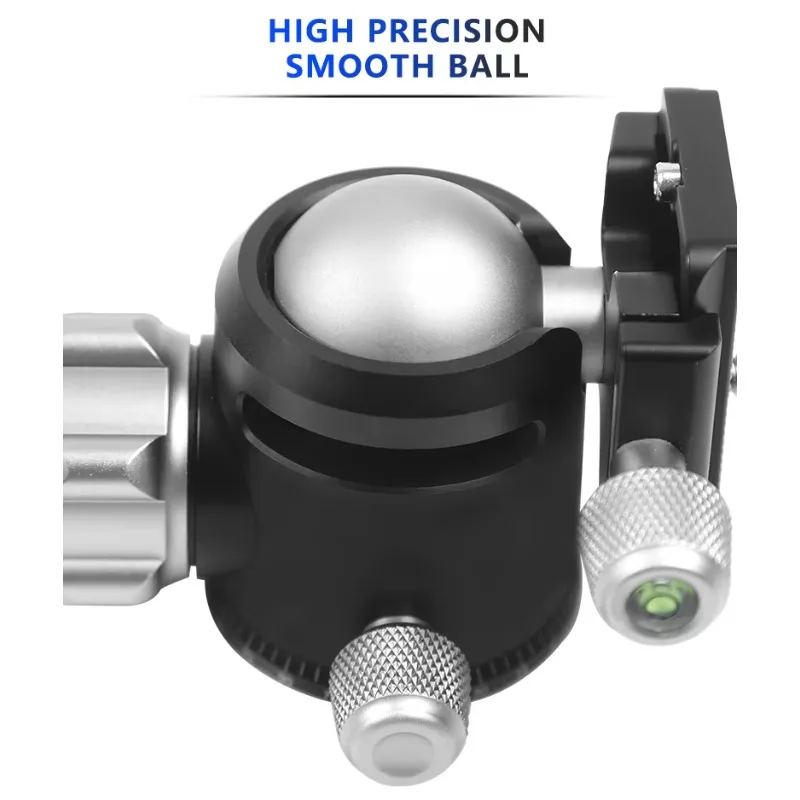 360 Degree Ball Head Camera Tripod Panoramic Tripod Head for Monopod Multi-Device Compatible Custom