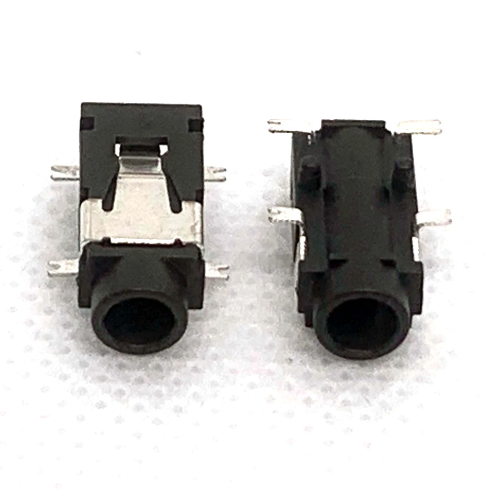 30 pcs PJ-321 3.5mm Female Audio Connector 4-pin SMT Headphone Jack Stereo Environmental Protection RHOS 2.0