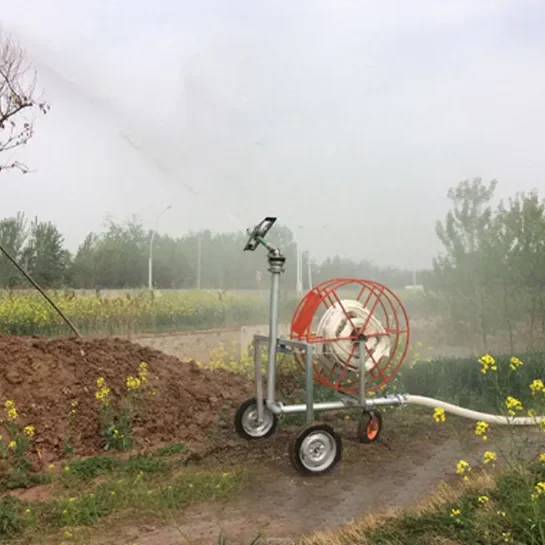 Farm Irrigation System Travelling Hose Reel Sprinkler Irrigation Machine Equipment With Big Rain Gun Sprinkler