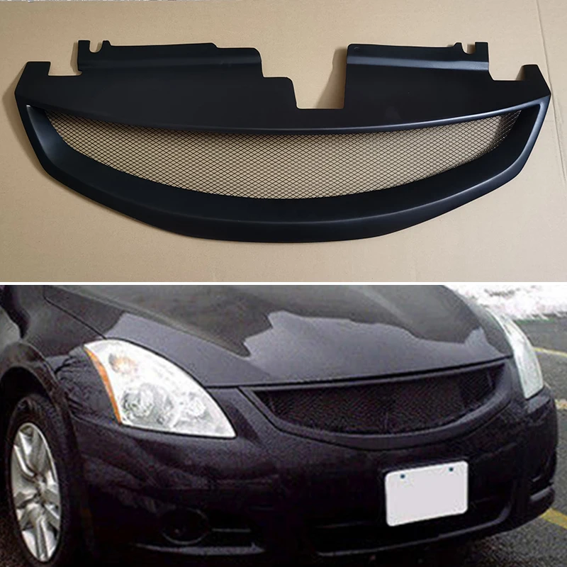 

For Nissan Altima Sedan 4-door 2010 2011 2012 Year Racing Grille Grill Body Kit Accessories FRP Matte Black