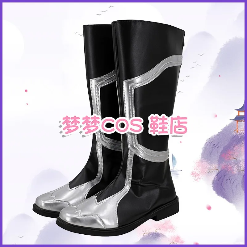 Megami Tensei 5 Protagonista Nahobino Buty do Cosplayu Ręcznie Robione Botki ze Sztucznej Skóry