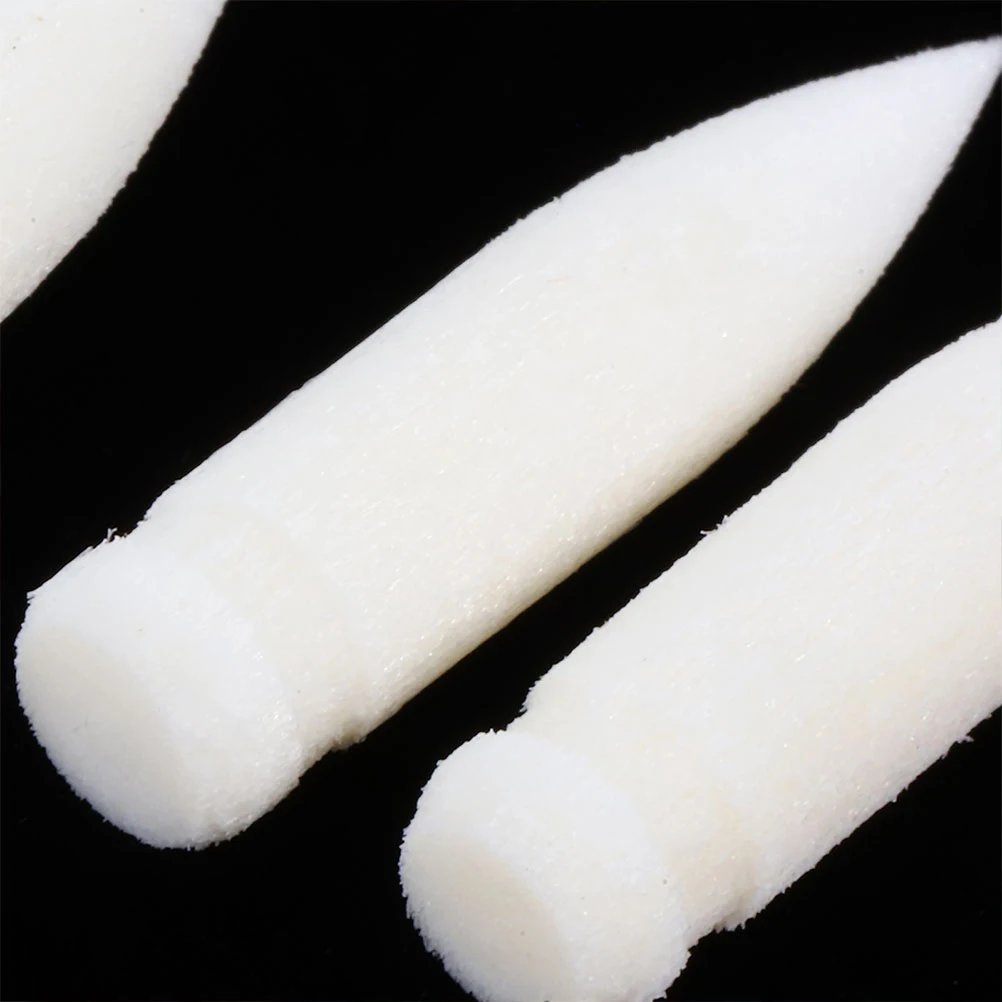 100 قطعة من أقلام التحديد البديلة، أطراف نايلون بيضاء سميكة ودائمة لعلامات الأكريليك المتوافقة مع المدرسة