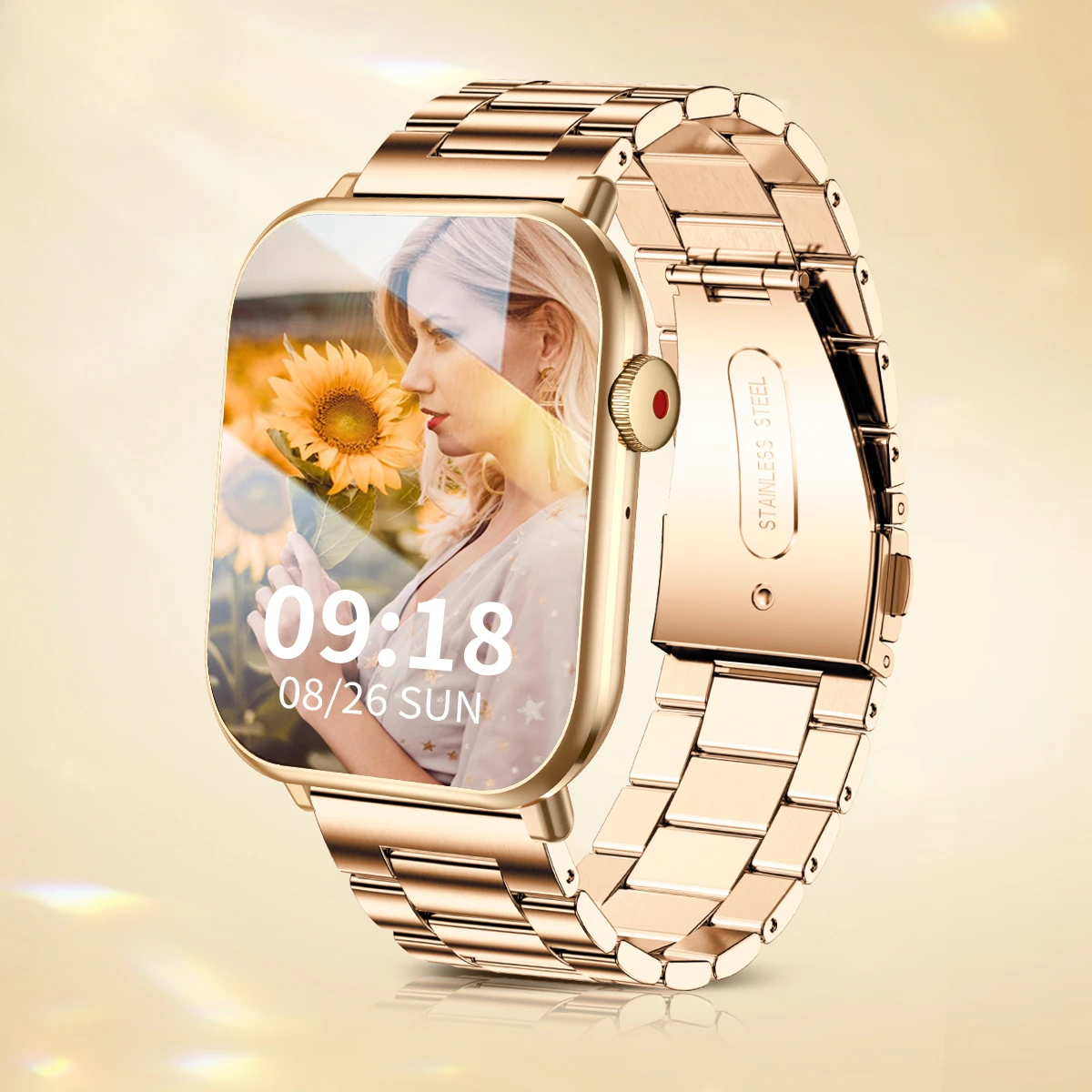 2024 Smart Watch for Men Women Body Temperature Monitor Sports Fitness, Waterproof Bluetooth Call Digital Smartwatch for Ladies