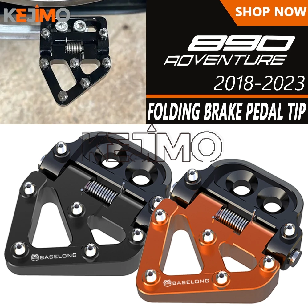 

Motorcycle 890ADVENTURE Folding Rear Brake Pedal Step Tip Plate FOR KTM 890 ADVENTURE R 2019 2023 2022 2021 2020 2024 2025 2026
