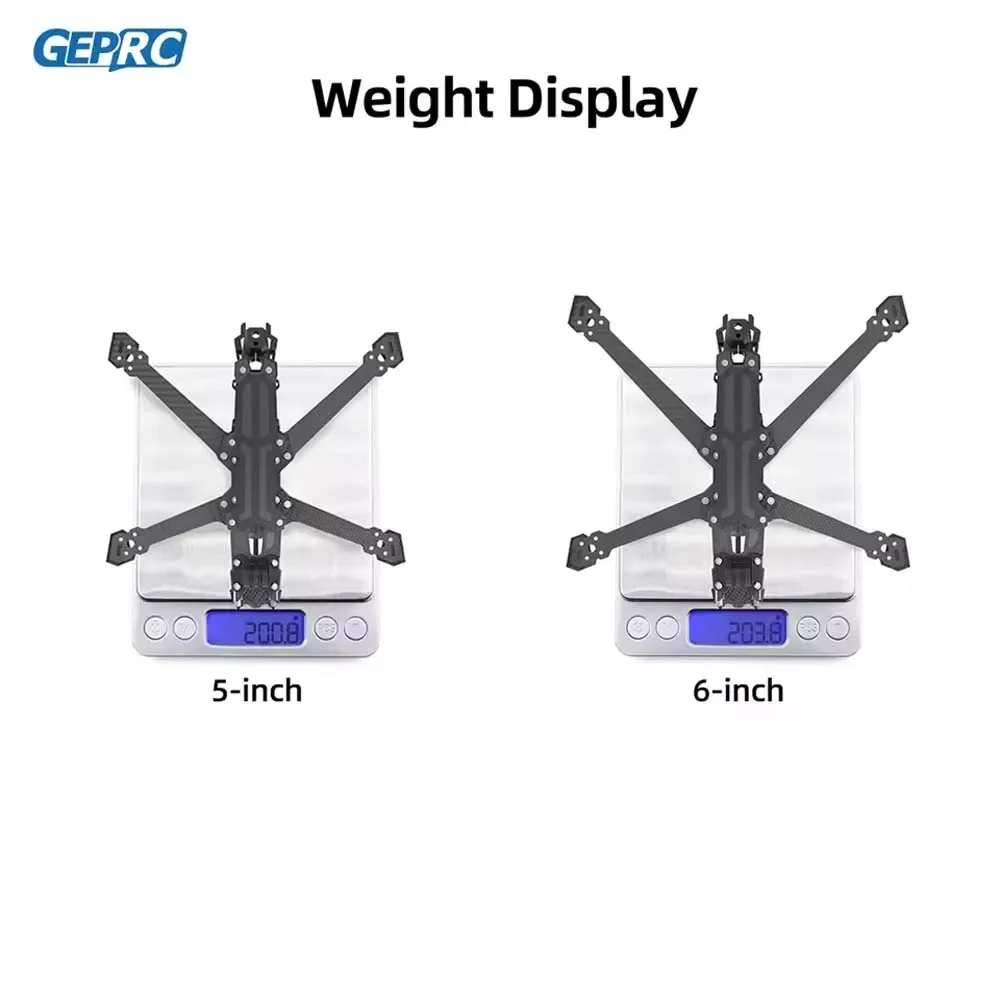 GEP-Vapor-D5 Frame Kits for Racing Drone Freestyle RC Quadcopter Freestyle Drone GEPRC for Vapor Drone Carbon Fiber Frame