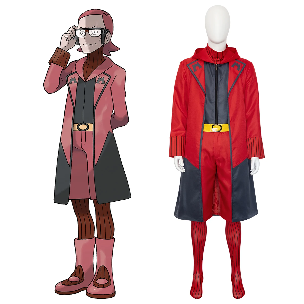 

Team Magma Leader Matsubusa Maxie Cosplay Costume Game Uniform Outfit