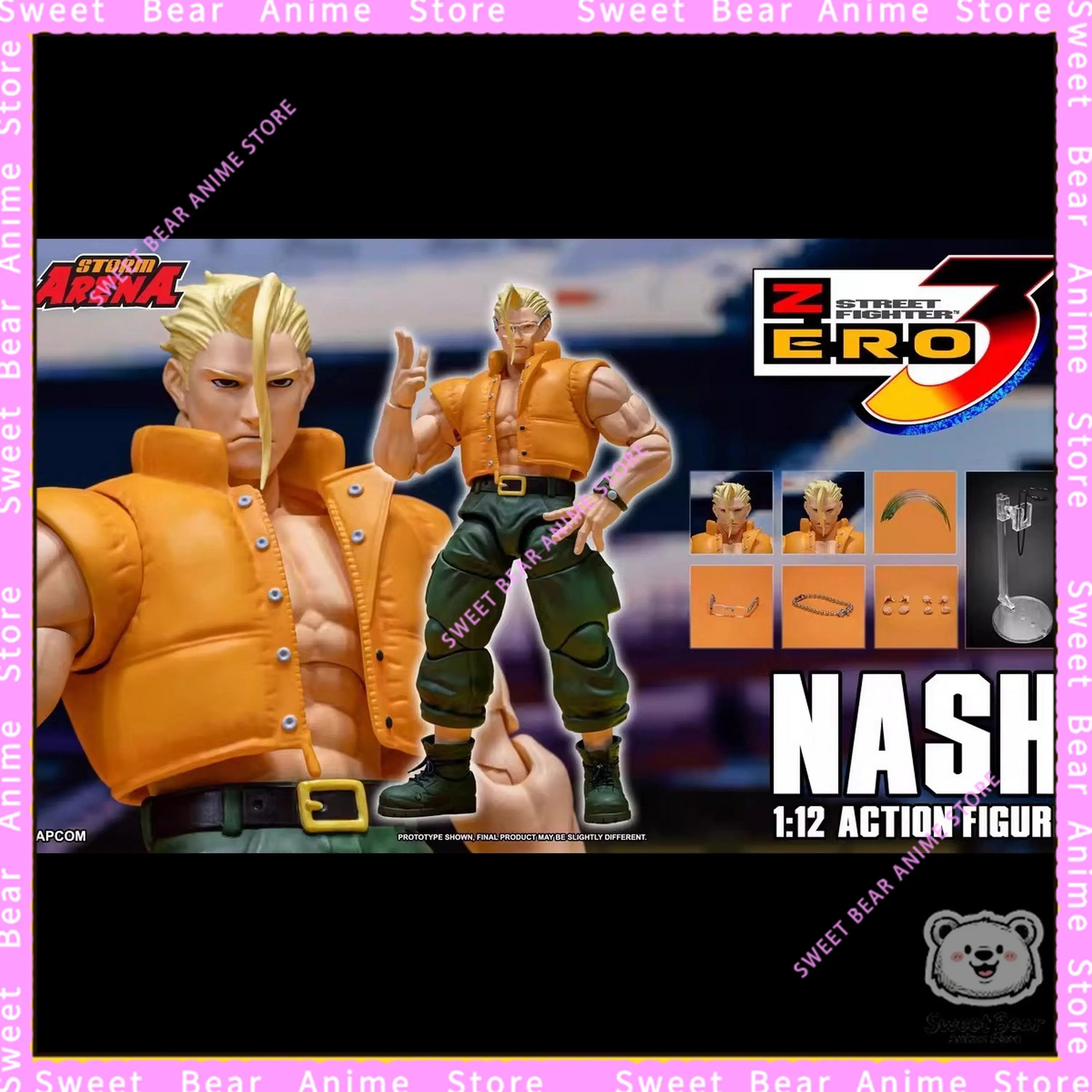

В наличии: Фигурка Storm Toys Street Fighter Alpha 3 Чарли Нэш (SFSA05) в масштабе 1/12, аниме-модель, трендовая игрушка, настольная кукла
