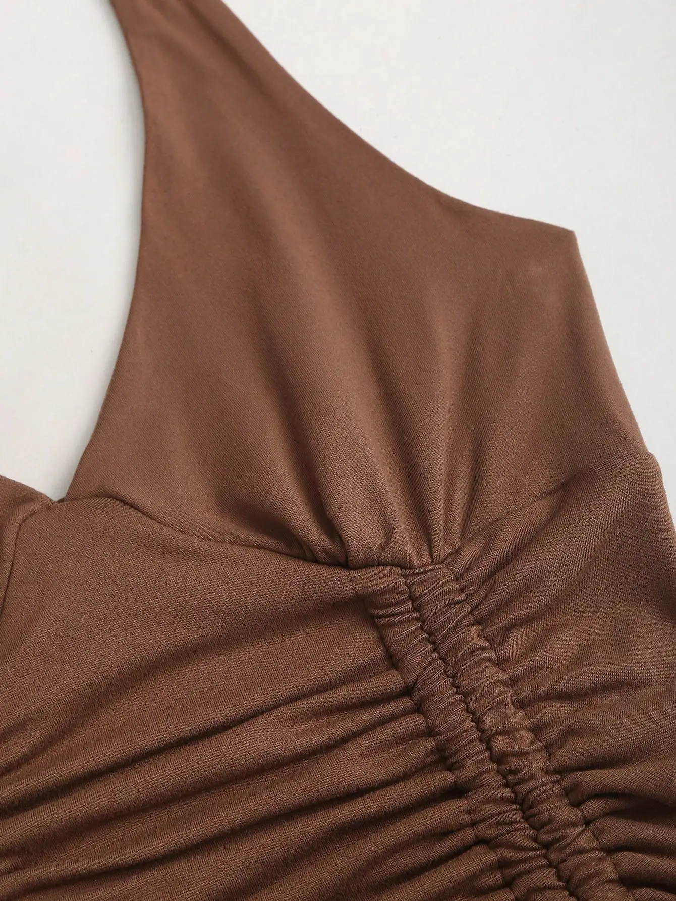 Sweetra Wasteland Vintage Style Punk asymétrique taille cintrée couleur Mauve conception Unique femmes Mini robe