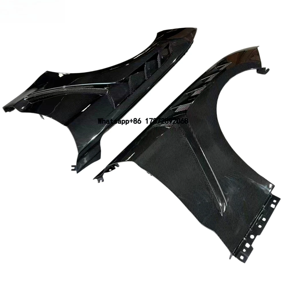 

GTD Wet Carbon Fiber Fenders for 2018-2023 for Mustang Premium GTD Style Dynamic & Sporty Retrofit/Upgrade