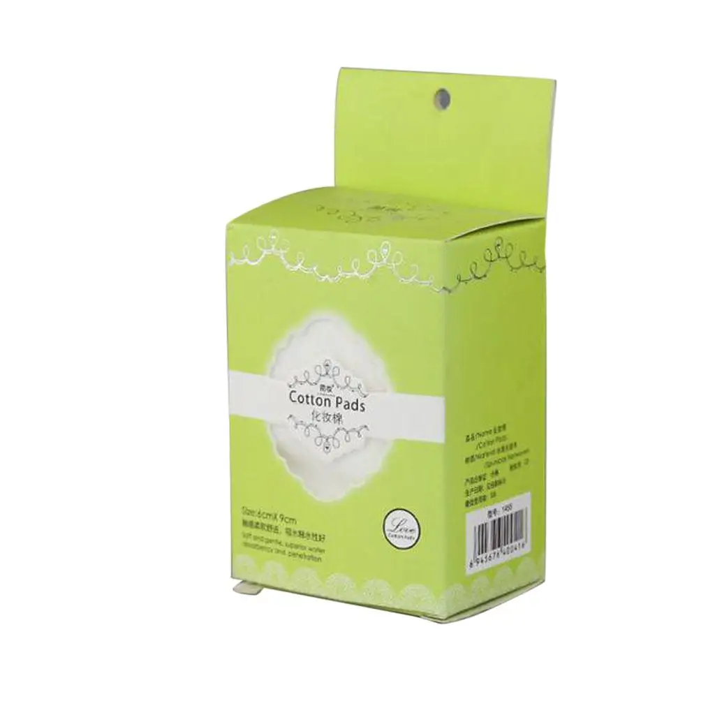 2 коробки Spunlace Нетканые ватные диски для макияжа лица Косметический хлопок