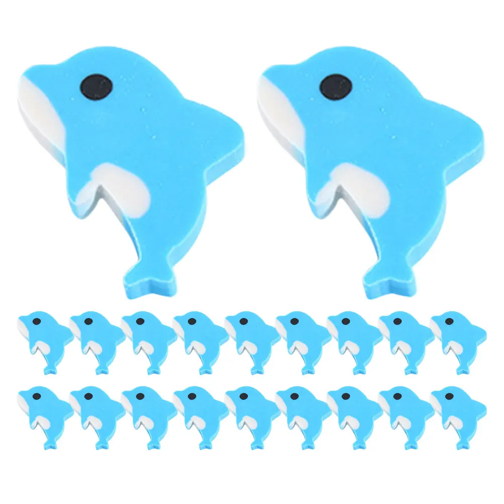 

20 Pcs Erasers Adorable Cute Kawaii Fun Erasers Ocean Supplies Longlasting Effective Erasing Fun