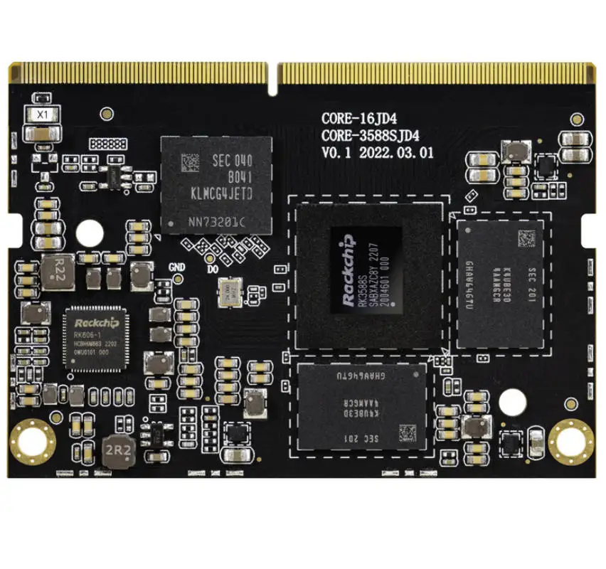 

Core-3588SJD4 8-Core 8K AI Core Board Rockchip RK3588S