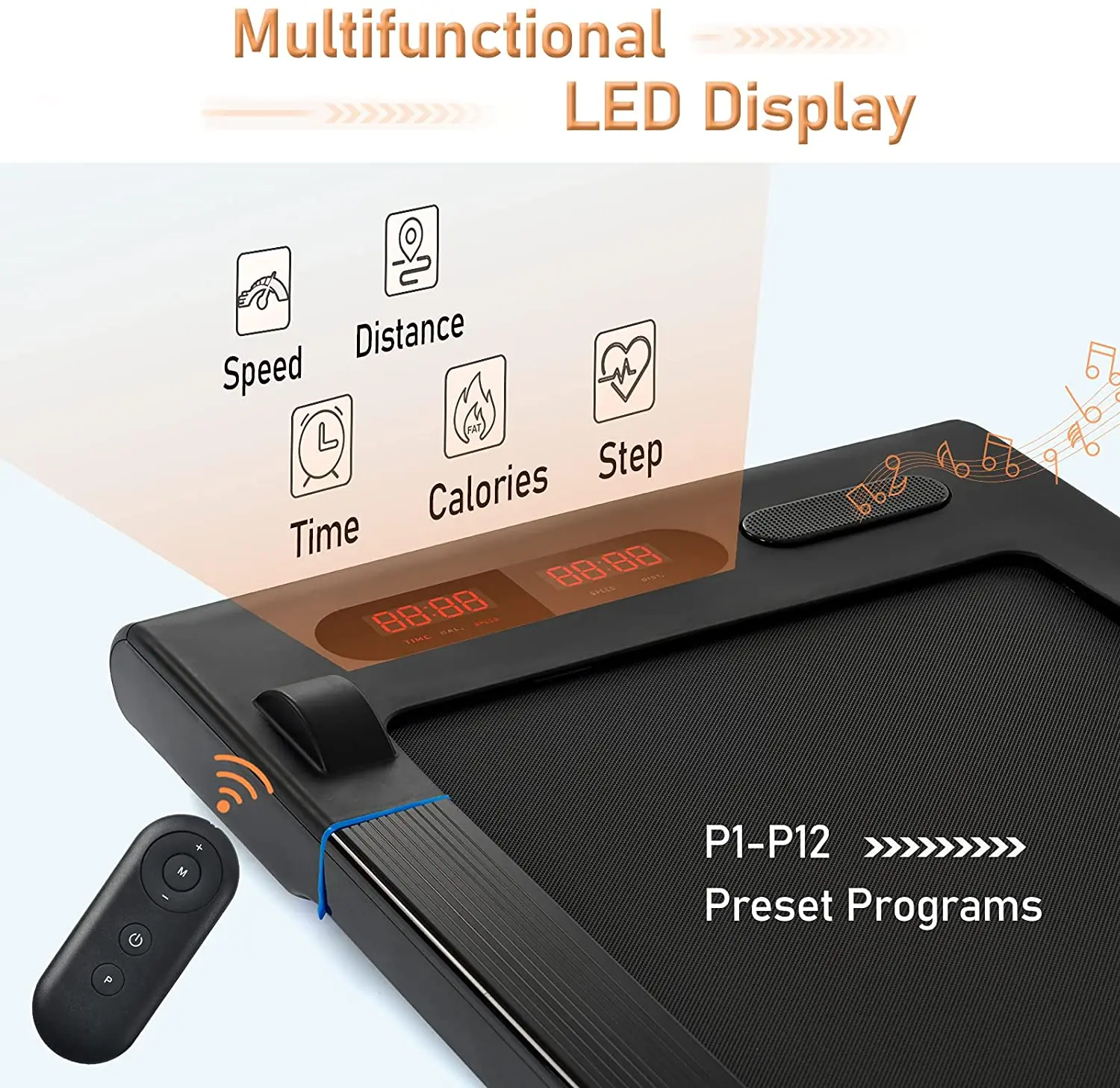 آلة المشي الكهربائية المحمولة الهدوء والتقليدية تحت المكتب من STLF SHULI مع وسادة مشي مائلة #2