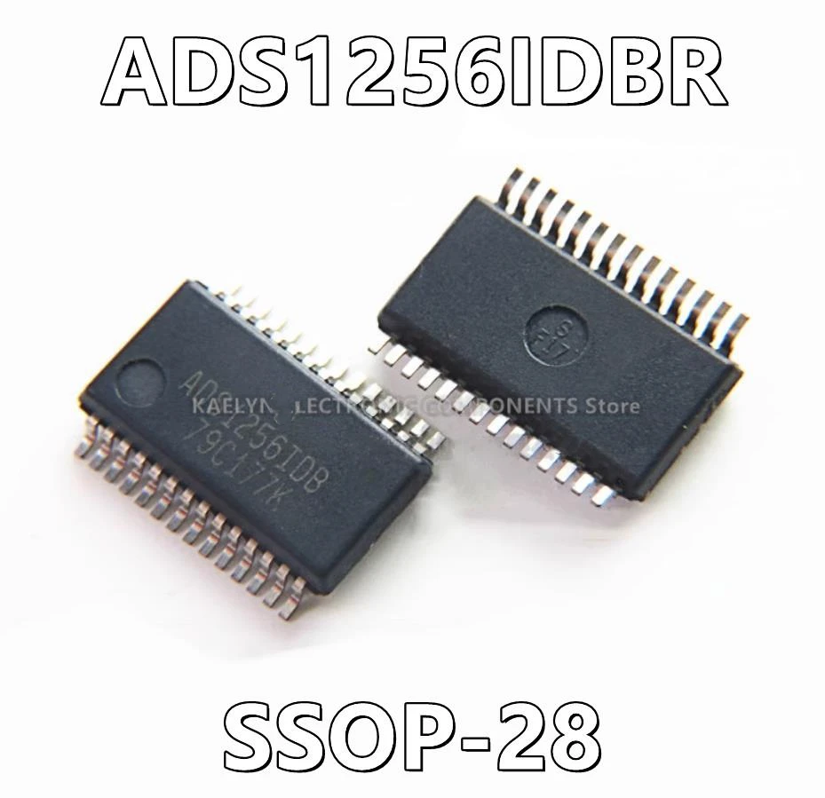 5Pcs/lot ADS1256IDBR ADS1256 24 Bit Analog to Digital Converter 4, 8 Input 1 Sigma-Delta 28-SSOP