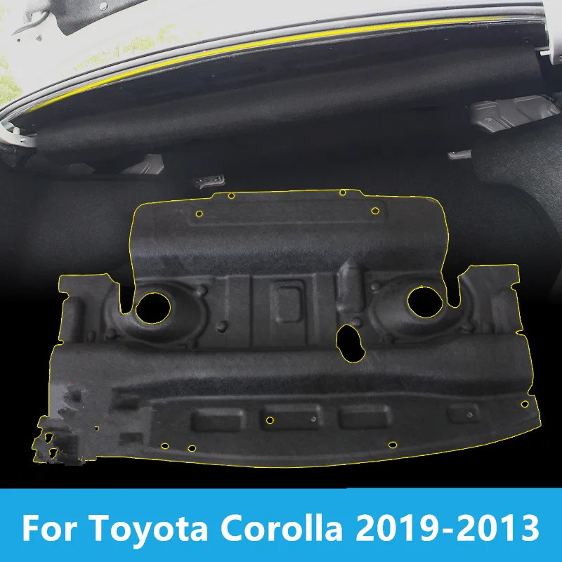 

For Toyota Corolla 2019-2013 reserve box mat Fully surrounded Tail box mat After warehouse mat Interior decoration car part