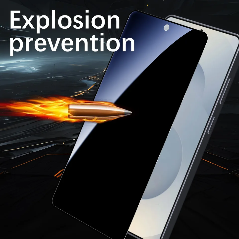 1/2/3 paquete instalación fácil vidrio templado antiespía para Samsung Galaxy S26 Ultra Plus S 26, protectores de pantalla de privacidad 6